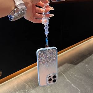 เคสโทรศัพท์มีสายคล้องมือมีกากเพชร, เคสโทรศัพท์สำหรับ iphones 15 <span class=keywords><strong>Pro</strong></span> Max 17 <span class=keywords><strong>PRO</strong></span> MAX 16 14 13 11 - Product Image 2