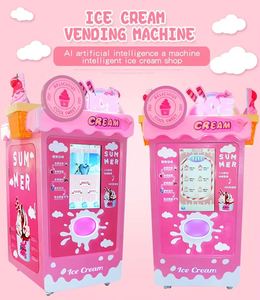 Distributeur automatique de crème glacée en libre-service, machine distributrice intelligente de produits alimentaires, kiosque de service de crème glacée en libre-service à vendre - Product Image 3