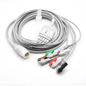 Kompatibel dengan Kabel EKG Direct Connect Philllippsss M3064A M1723B 5 Lead Clip IEC untuk Penggunaan di Rumah Sakit - Product Image 4