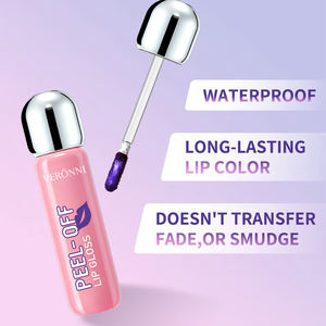 <span class=keywords><strong>Tinta</strong></span> <span class=keywords><strong>Labbra</strong></span> Opaca in 6 Colori, Rossetto Liquido Peel-Off Impermeabile e Duraturo, Lucidalabbra Senza Sbiadimento - Product Image 5