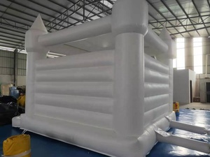Tobogán de agua inflable para fiesta de boda, <span class=keywords><strong>casa</strong></span> de rebote blanca <span class=keywords><strong>con</strong></span> <span class=keywords><strong>PISCINA</strong></span> DE BOLAS, Material de Pvc, 0,55mm - Product Image 6