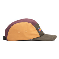 Casquette de camping TCAP Chine à 5 panneaux avec logo personnalisé, broderie 3D en relief, broderie plate et patch en caoutchouc