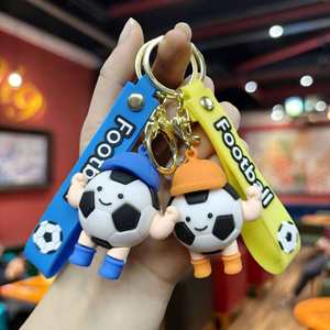 Hot Sale 3D PVC Football Star Keychain Football Player <b>Key</b> Chains Cartoon Keychain for Backpack Hanging - Product Image 5