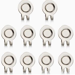 उच्च गुणवत्ता 20 मिमी गोल्फ कैप क्लिप खेल रिक्त शैली के लिए मजबूत चुंबकीय धातु टोपी क्लिप - Product Image 1