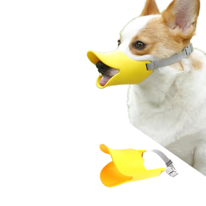 Museruola per Cani Ecologica a Becco d'Anatra in Silicone, Anti-Morso, Comoda, Traspirante, con Corda Regolabile Anti-Fuga, Direttamente dalla Fabbrica - Product Image 3