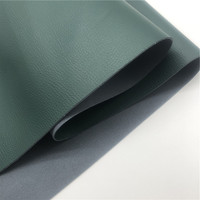Cuir synthétique gaufré 1,4 mm pour ameublement, ceintures, chaussures – Tissu en cuir PU écologique résistant à l'abrasion