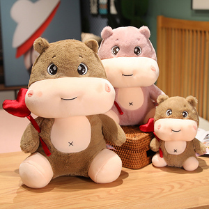 <span class=keywords><strong>Negozio</strong></span> Online accolto con favore peluche ippopotamo bambola di peluche simpatico ippopotamo con amore - Product Image 5