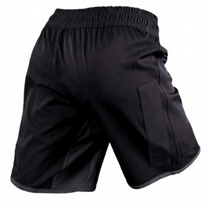 Shorts de bain en microfibre 100 % polyester importé de haute qualité, séchage rapide, taille élastique, méthode de tricotage, grandes tailles - Product Image 3