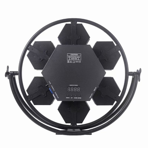 Luces LED RGB Retro para Escenario, Lámpara Estroboscópica Pixel Steering Helmsman <span class=keywords><strong>Portman</strong></span> para Ambiente de Bar, Luz Hexagonal Retro para Escenario - Product Image 5
