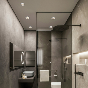 Lámpara de Techo Empotrada LED Comercial, Aluminio Negro, 4100K Blanco Neutro, CA 220V, IP20, Ra90, Regulable, 50000H de Vida Útil - Product Image 6