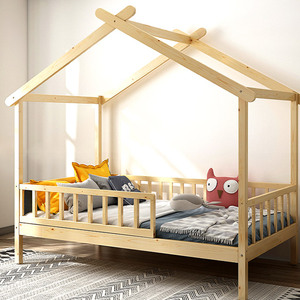Nuovo Design 2024: <span class=keywords><strong>Letto</strong></span> a <span class=keywords><strong>Casetta</strong></span> Singolo in Legno <span class=keywords><strong>Montessori</strong></span> per Bambini a Prezzo All'Ingrosso - Product Image 4