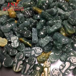 Jadeíta de Birmania, Jadeíta Azul Agua, Colgante de Pixiu, Jade Helado, Pulsera para Hombre, Colgante para Mujer, Venta al por Mayor - Product Image 2