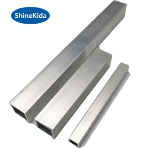 Aluminum rectangular tubes raw material price railings for outdoor stairs