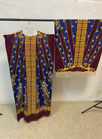 Vêtements pour femmes africaines de haute qualité, robe en satin avec strass, robe abaya pour femmes musulmanes, ensemble de 2 pièces, abayas avec écharpe