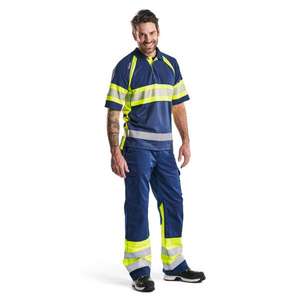 BLAKLADER - 156418118933D104 Pantalon haute visibilité Bleu marine/jaune-EAN 7330509401422 HI-VIS WORKWEAR - Product Image 3