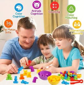 Jouets éducatifs pour enfants de 2 à 8 ans, cadeaux d'anniversaire, jouets sensoriels, jouets Montessori pour compter les dinosaures - Product Image 1