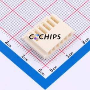 X2501H-06-N0 Housing (Wire-to-Board / Wire-to-Wire) P=2.5mm Connector 1x6P 2.5mm 1 6 - Product Image 1