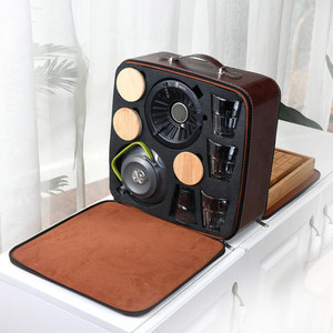 ชุดน้ำชาเซรามิกจีนสีขาวแบบพกพาสำหรับเดินทางและสำนักงาน ของขวัญธุรกิจ ของใช้ในบ้าน อุปกรณ์เสริมใหม่ - Product Image 2