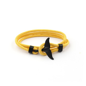 <span class=keywords><strong>Milan</strong></span> Line Ocean Series Anchor Style Whale Tail Bracelet Pulseras con dijes bohemios para parejas Idea de regalo roja - Product Image 3