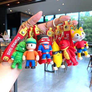 Nuevo Llavero de Silicona Bidimensional Xinshu de Exportación Especial, Diseño de <span class=keywords><strong>Stumble</strong></span> <span class=keywords><strong>Guys</strong></span>, para Hombres y Mujeres, Colgante para Bolsa - Product Image 1