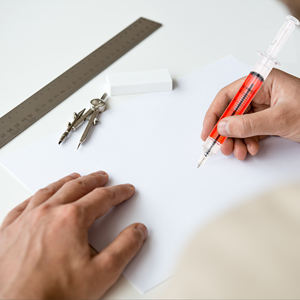 Bolígrafos Creativos con Forma de Jeringa Realista, Lindos Bolígrafos con Punta de Inyección, con Logotipo Personalizado Impreso en Plástico, Regalo - Product Image 4