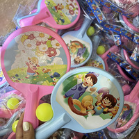 Venta al por mayor de raqueta de tenis de mesa de plástico educativo para niños para la interacción padre-hijo deportes al aire libre juegos competitivos