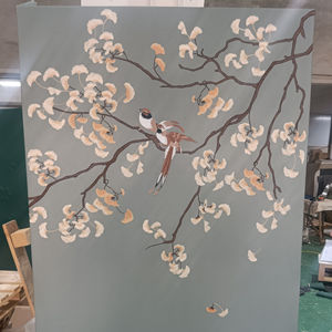 现代中式壁画装饰风景花卉3D中国鸟花卉壁纸 - Product Image 1