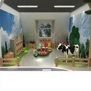 Cina fabbrica su misura per bambini gioco di ruolo casa attrezzature Farm <span class=keywords><strong>tema</strong></span> finta Play House giocattoli per parco giochi al coperto - Product Image 1