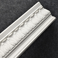 Moulures de plafond en polyuréthane pour la maison, design luxueux, moulures en plâtre PU pour l'intérieur