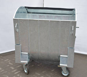 6/<span class=keywords><strong>8</strong></span> Zoll Elastisches 200m Gummi auf Stahlkern-Rad für Mülleimer, Abfalleimer-Lenkrolle mit Bremse - Product Image 2
