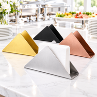 Porte-serviettes de cuisine en acier inoxydable, organisateur de table pour serviettes en papier, table à manger, café, restaurant