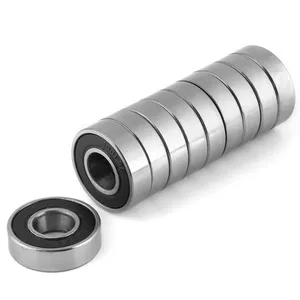10 Uds. Rodamientos de Bolas en Miniatura 6001-2RS de Acero, Sellados con Goma de Doble Cara, Rodamientos de Bolas de Ranura Profunda 12x28x8mm para Coche y Barco - Product Image 1