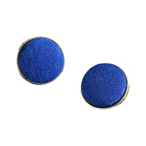 Round Geometric <b>Stud</b> <b>Earrings</b> Zinc Alloy Plush Leopard Print Houndstooth Unisex Fashion <b>Earrings</b> - Product Image 5