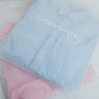 Sac en polyéthylène à fermeture éclair personnalisé, mat, givré, transparent, pour vêtements, vêtements, expédition, avec votre propre logo de marque