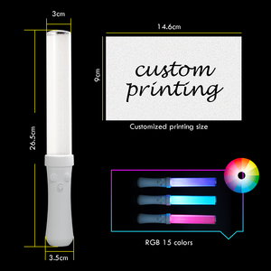 Lightstick Personalizado <span class=keywords><strong>Kpop</strong></span> con Impresión de Logotipo, Control Remoto RF, Fabricación OEM, Venta al Por Mayor - Product Image 3