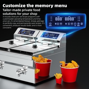 <span class=keywords><strong>Friteuse</strong></span> électrique commerciale 38L à contrôle numérique, température précise pour des résultats constants – Meilleure vente - Product Image 2