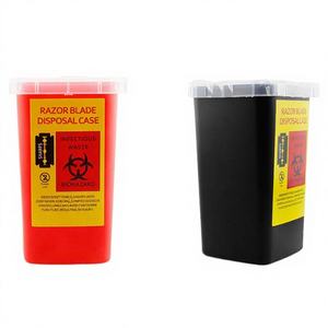 Boîte de récupération portable pour aiguilles et objets tranchants, avec logo personnalisé, pour salon de coiffure et barbier, par Amei Factory - Product Image 3