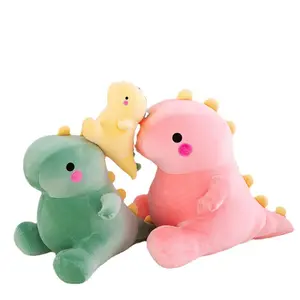 Amazon hot sale Foreign Trade little dinosaur doll soft throw pillow dull dragon plush toy doll