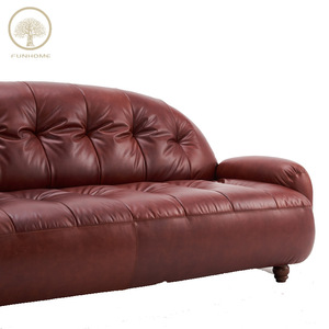 Juego de Sofás Seccionales de Cuero Italiano de Estilo Moderno y Lujo Ligero con Asientos Reclinables para Uso en Hoteles, <span class=keywords><strong>Muebles</strong></span> para el Hogar de 3 Plazas - Product Image 4