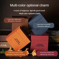 Diffuseur de parfum pour voiture en cuir de luxe avec logo personnalisé