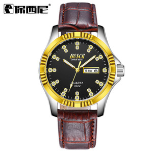 Instaladores de <span class=keywords><strong>3022</strong></span> marcas de lujo calendario impermeable de estilo caliente de cuarzo golde para hombres - Product Image 4