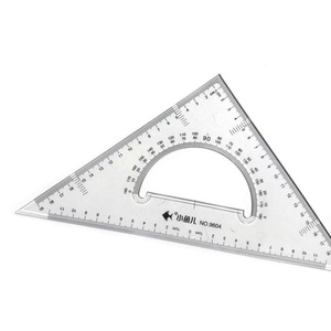 Juego de Reglas Transparentes de 30 cm, Curva Francesa Multifuncional, 2 Piezas, Juego de Reglas Triangulares de 12 Pulgadas, Venta al Por Mayor de Fábrica - Product Image 5