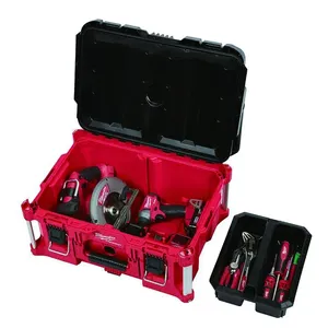 กล่องเครื่องมือ <span class=keywords><strong>Milwaukee</strong></span> <span class=keywords><strong>PACKOUT</strong></span> 48-22-8425 ขนาดใหญ่ ทนทาน รับน้ำหนักได้ 100 ปอนด์ ปิดผนึกกันน้ำระดับ IP65 กล่องเครื่องมือขนาดใหญ่ - Product Image 3