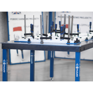Basic GPPH <b>welding</b> <b>bench</b>, 2x1m, 12mm thick, 16mm holes - Product Image 3