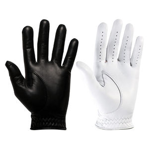 OEM transpirable de alta calidad izquierda derecha mano Cabretta guantes de golf de cuero personalizado precio al por mayor guante de golf de cuero - Product Image 5
