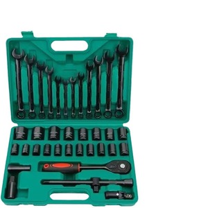 Destornillador de enchufe combinado de mano y juego de llaves de carraca de plástico Caja OEM personalizable para talleres de reparación automotriz en el hogar - Product Image 1