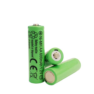 Pin sạc AA <span class=keywords><strong>NiMh</strong></span>, kích thước 5, với vỏ được đánh dấu bằng CE, dung lượng đầy đủ 600mAh ở 1.2V cho pin đèn sân cỏ - Product Image 6