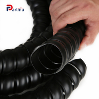 Fundas Protectoras Espirales para Cables a Bajo Precio, Personalizadas, con Servicios de Corte, para Uso Industrial en Mangueras de Goma y Cables de Datos