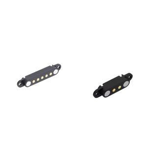 Direktverkauf ab Werk: Schraubbare Montagelöcher, <span class=keywords><strong>2</strong></span>,54 mm Rastermaß, 1 <span class=keywords><strong>2</strong></span> <span class=keywords><strong>3</strong></span> 4 5 6 Polig, Männlich-Weiblich Magnetischer Pogo-Pin-Steckverbinder - Product Image 3