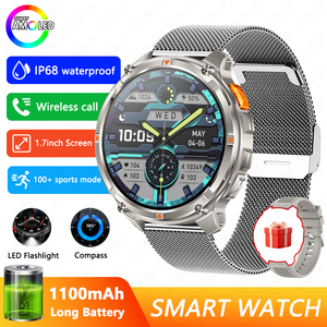 Reloj Inteligente para Hombre, Smartwatch con GPS y Brújula, 1100mAh de Larga Duración, Resistente al Agua 5ATM, Llamadas Bluetooth, Monitor de Ritmo Cardíaco - Product Image 6